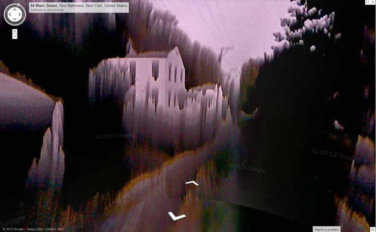 weird images on google maps terrifying Baltimore