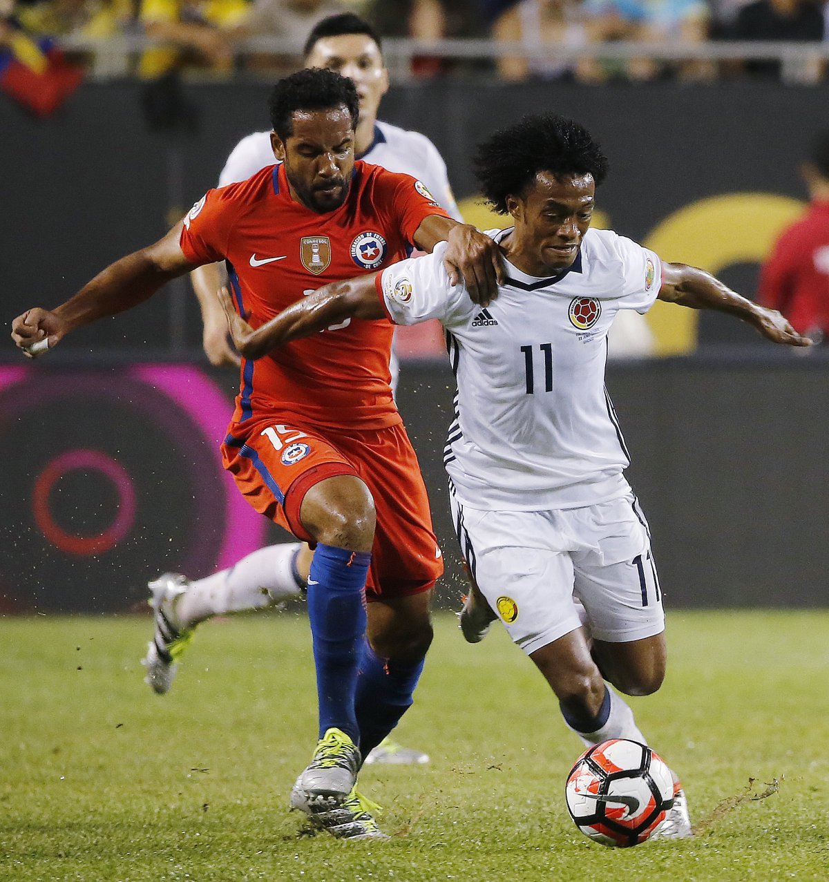 Las mejores fotos del partido Colombia Chile Fotogalería