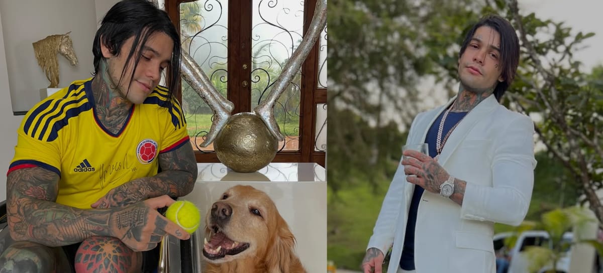 Créditos: Yeferson Cossio apoyando a la Selección Colombia . Fotos tomadas de Instagram