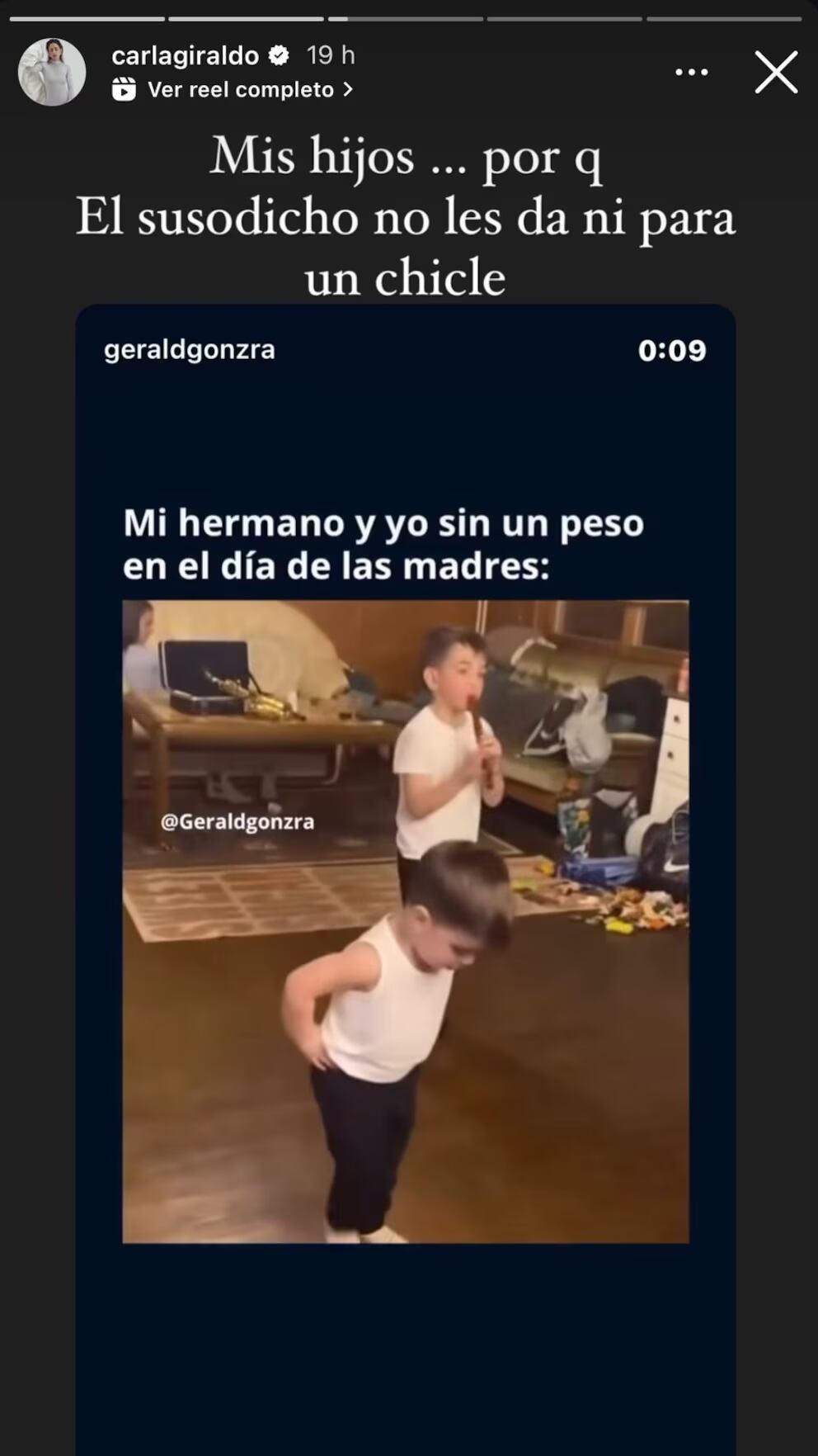 Créditos: Carla Giraldo - Instagram