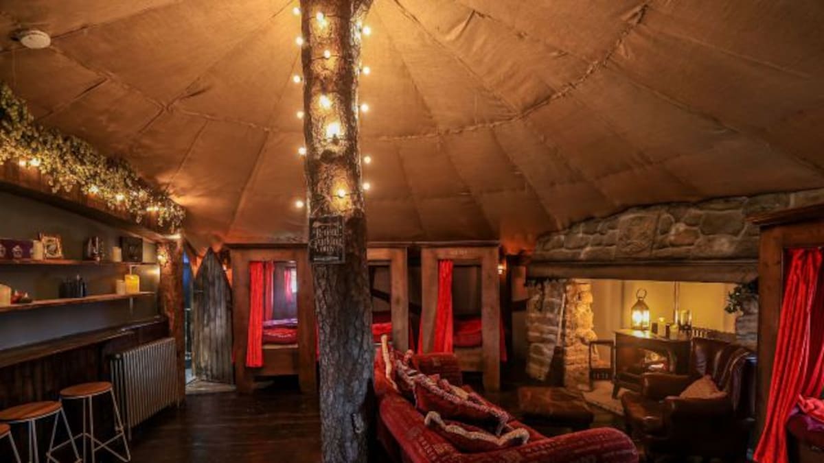 La cabaña inspirada en Gryffindor en la que se pueden quedar los seguidores de Harry Potter