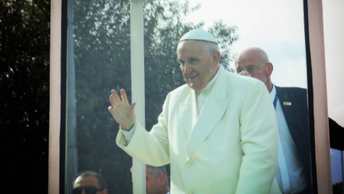 El fuerte golpe que recibió el papa en su visita a Cartagena