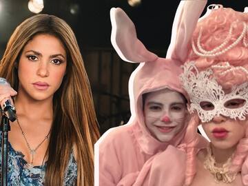 Shakira salió a pedir dulces con sus hijos en Bogotá: así se disfrazó este Halloween