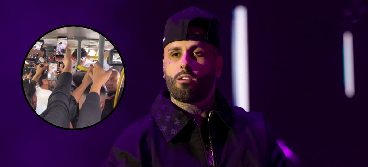 Nicky Jam // Crédito: Getty Images y tomado de X @baquerinnn.