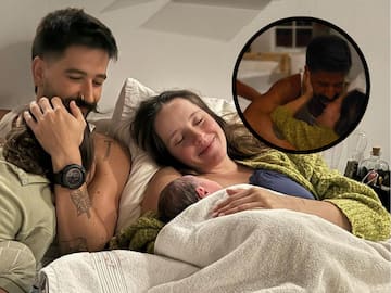 Camilo y Evaluna revelaron video del nacimiento de Amaranto; el parto fue en el baño