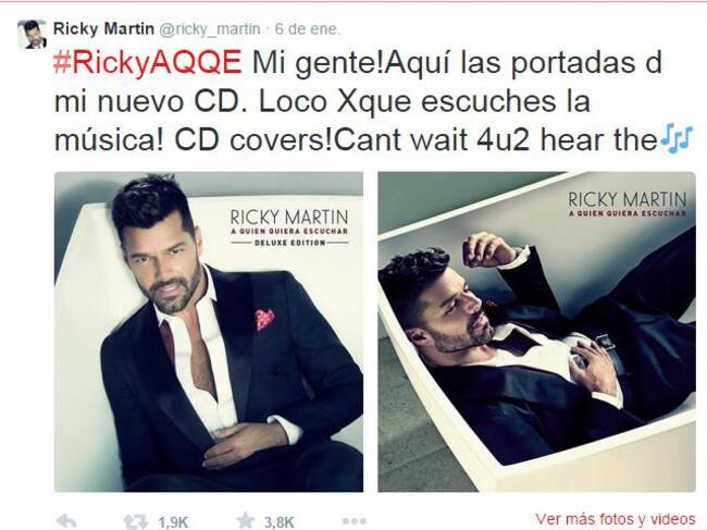 Foto: Twitter/Ricky_Martin