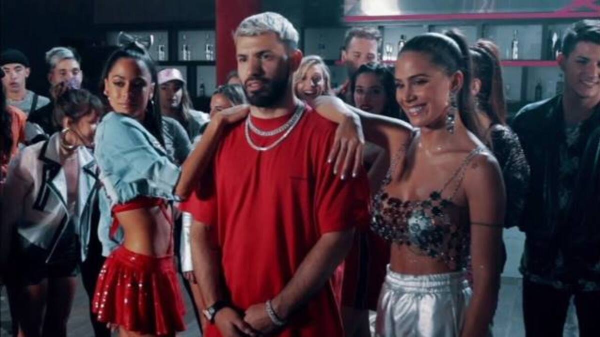 El Kun Agüero da detalles de cómo fue grabar con Tini y Greeicy