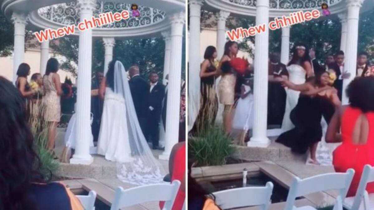 Mujer detiene un matrimonio asegurando que está esperando un hijo del prometido