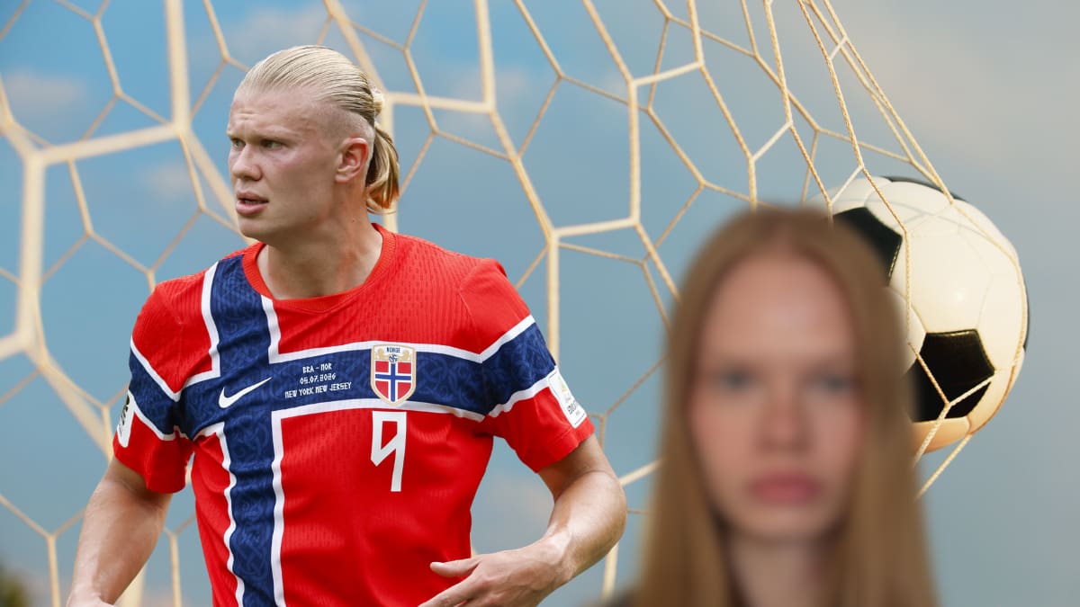 ¿Gemelos? Ella es la atractiva modelo que es tendencia en redes por su parecido con Erling Haaland