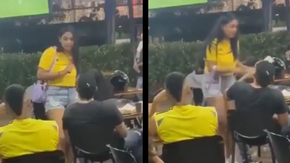 Mujer habría pillado infidelidad de su novio en pleno partido de la Selección Colombia; video es viral