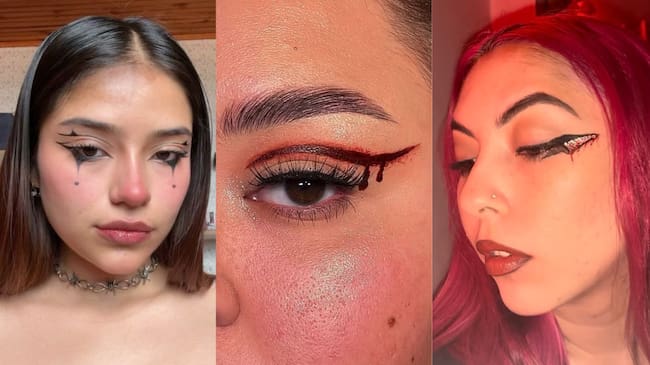 Delineados para Halloween fáciles (créditos: Pinterest)