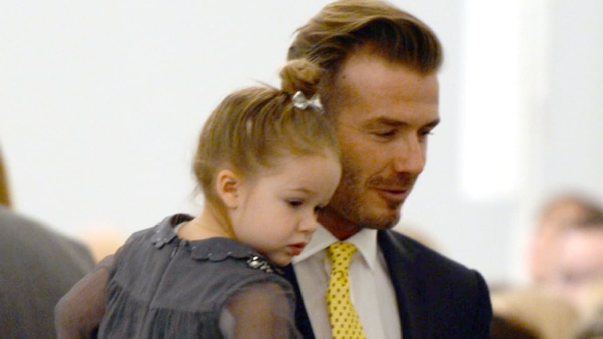 Hija de Beckham es víctima de las redes sociales con solo 6 años