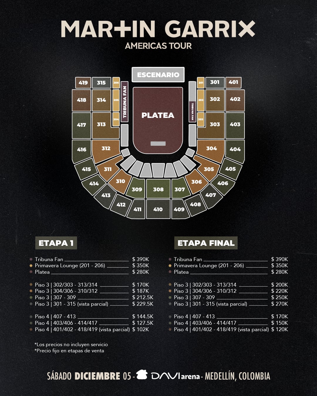Precios Martin Garrix Medellín | Créditos: Suministrado por Prensa