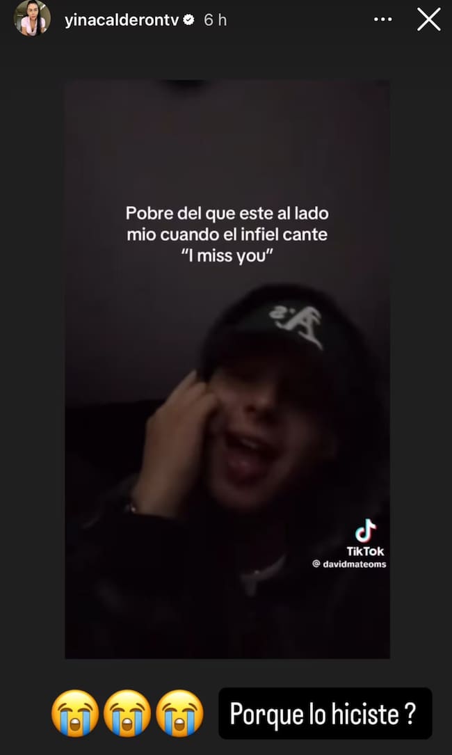 Créditos: Historia Yina Calderón Instagram