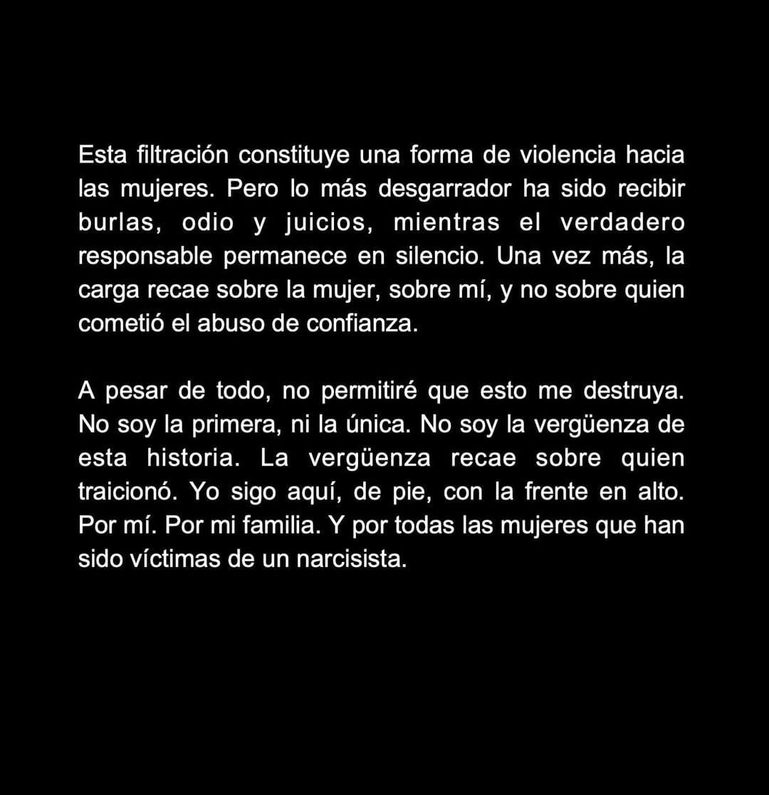 Créditos: Isabella Ladera se pronunció en Instagram sobre Beéle - Redes sociales