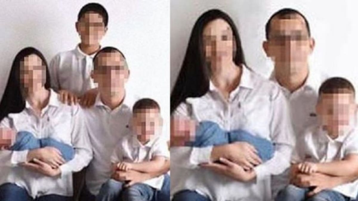 Polémica por mujer que pide eliminar con Photoshop a hijastro de foto familiar