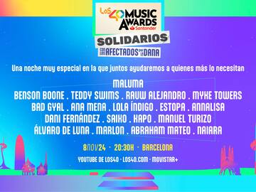 LOS40 Music Awards Santander 2024: ya están todos los artistas confirmados
