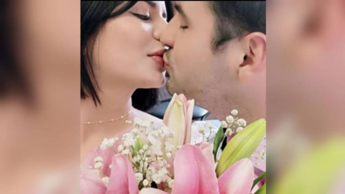 Él es David Ortiz, el esposo de la actriz de cine para adultos Amaranta Hank