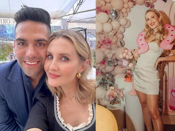 Ella es Lorelei Tarón, la esposa del 'Tigre' Falcao y madre de sus cinco hijos