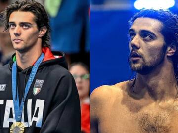 Él es Thomas Ceccon, el deportista olímpico que se roba todas las miradas en París 2024