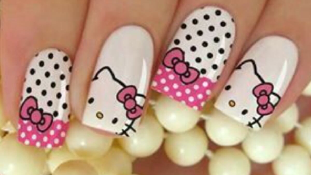 Hello Kitty blanco, rosado // Créditos: Pinterest