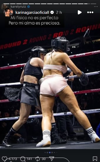 Karina habla de su físico | Créditos: Instagram Karina