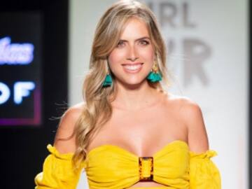 Ana Sofia Henao exhibe su barriguita en Colombiamoda y nos dice el sexo del bebé.