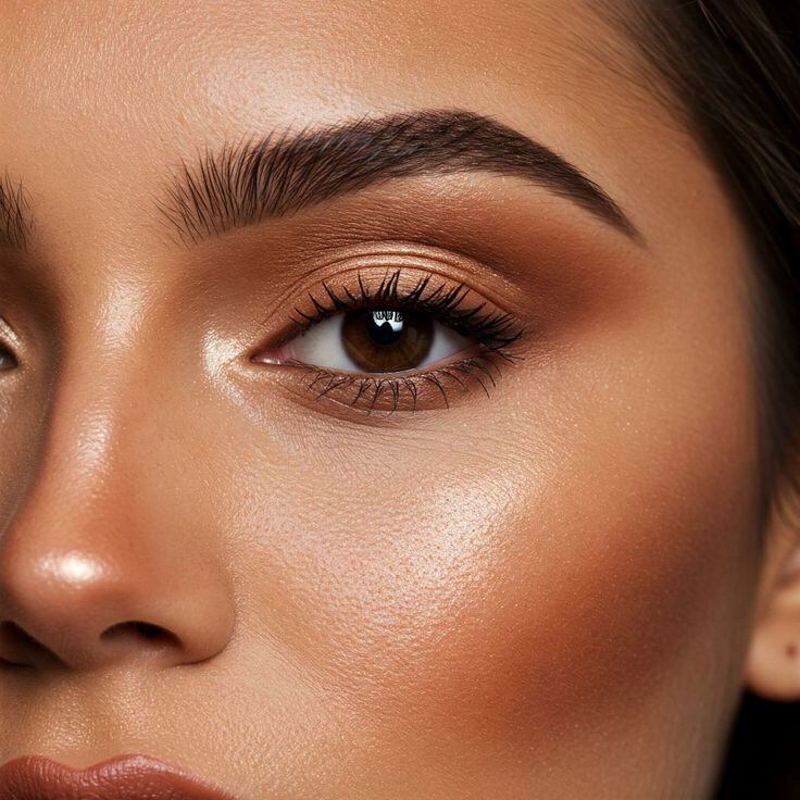 Piel glowy con contorno marcado | Créditos: Pinterest