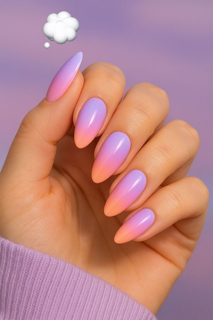 Créditos: Uñas Baby Boomer tres colores