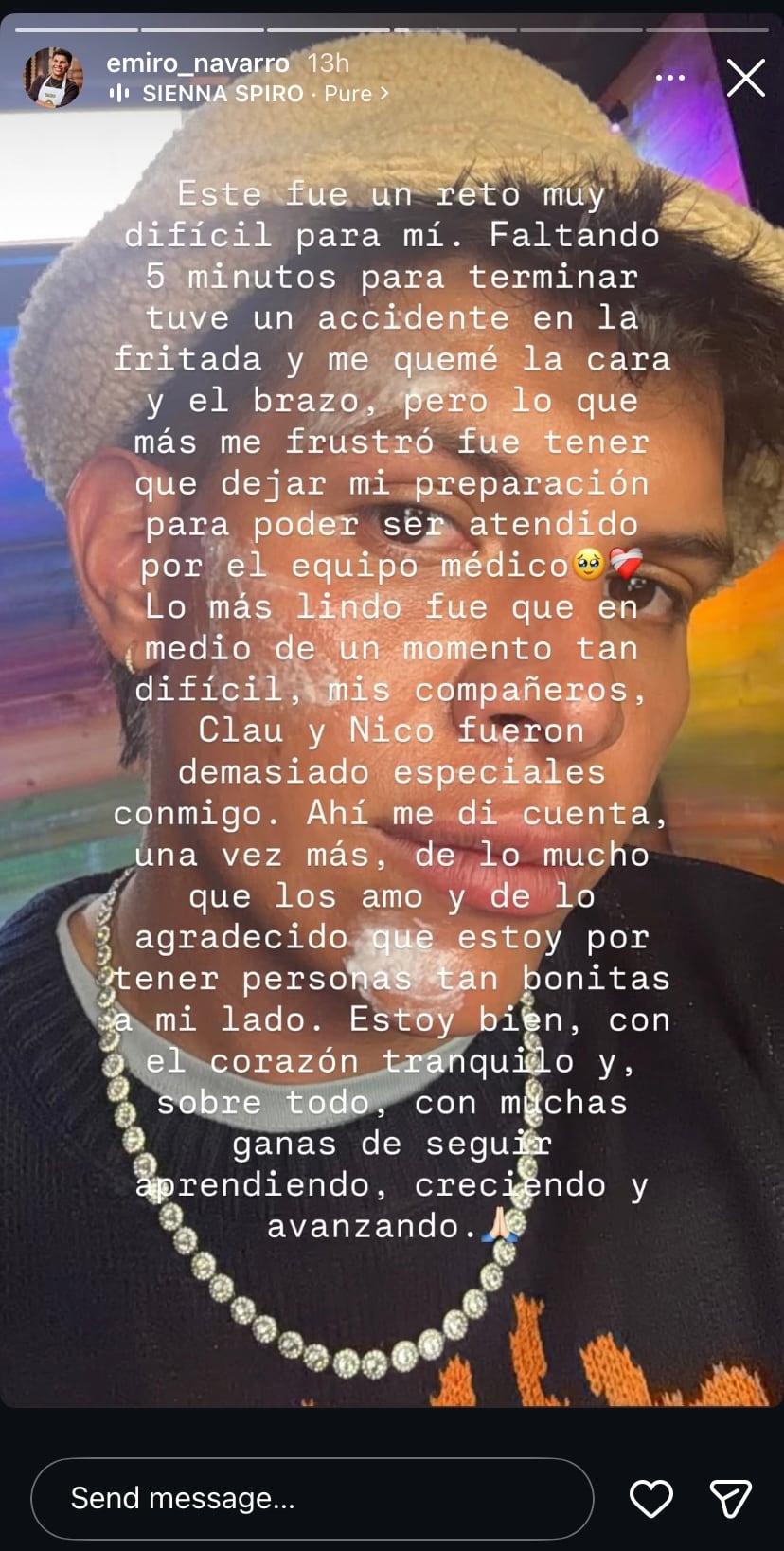 Screenshot / Créditos: ig @emiro_navarro