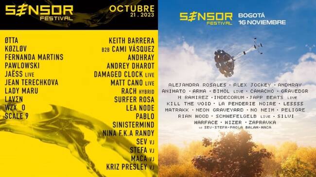 Cartel Sensor Festival (créditos: Sensor Festival)