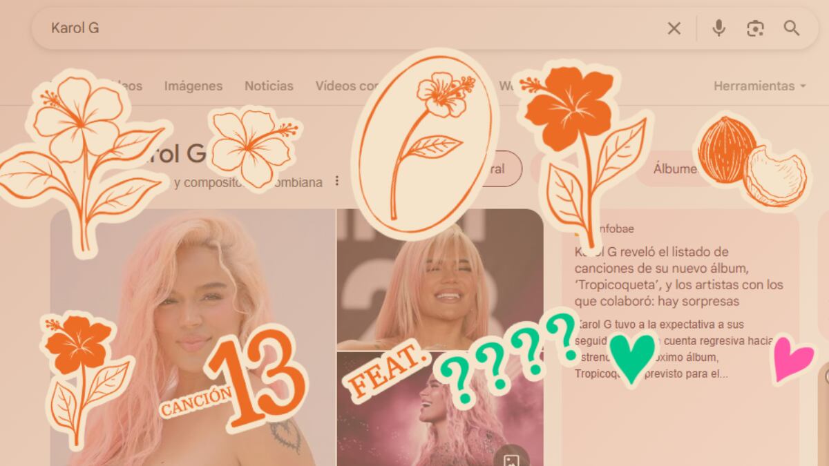 Créditos: Karol G y Google