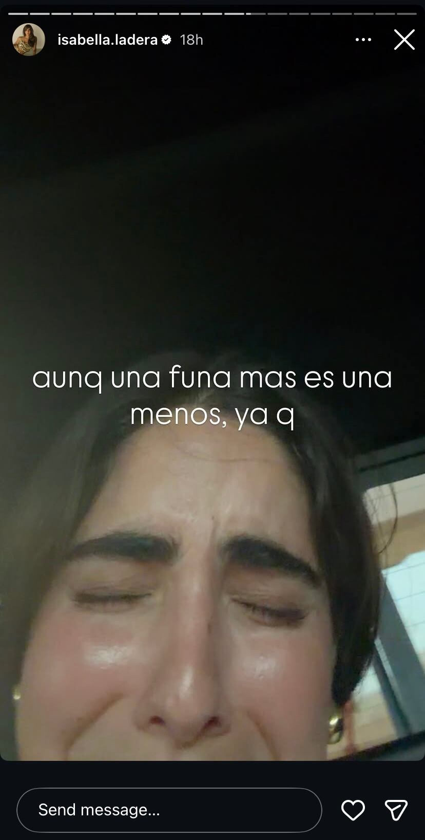 Screenshot / Créditos: @isabella.ladera