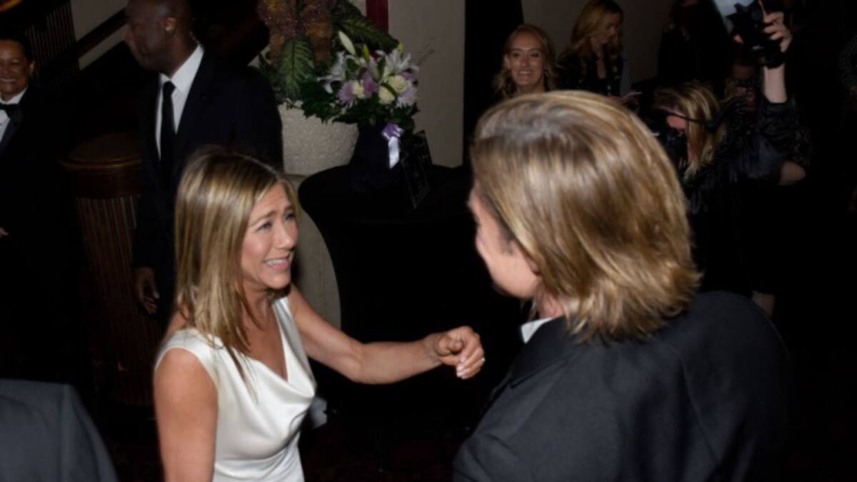 Jennifer Aniston y Brad Pitt nuevamente juntos
