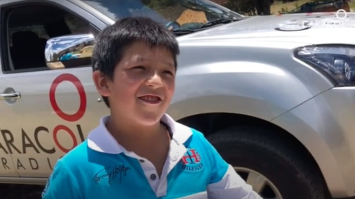 La historia de Santiago Carmona, el niño que conmovió a los colombianos