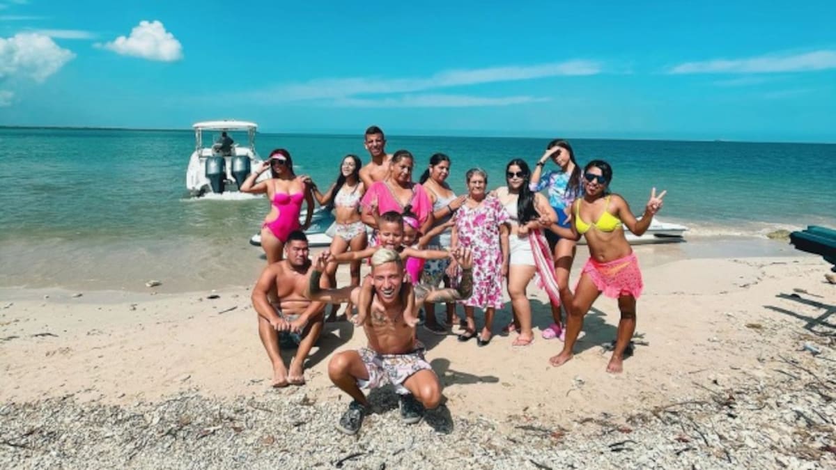 ‘La Liendra’ conmovió a sus seguidores al llevar a su familia a conocer el mar