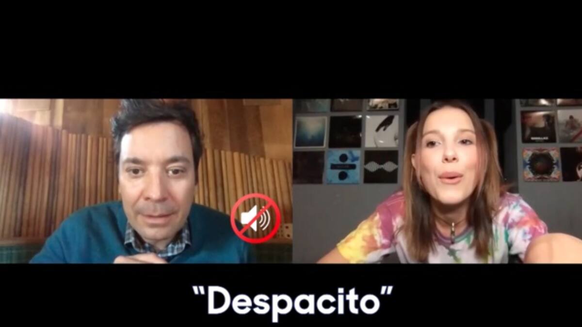 Millie Bobby Brown canta 'Despacito' y te enseña el mejor juego en Zoom