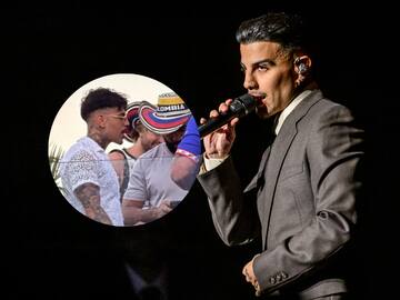 Rauw Alejandro fue pillado parchando en la Comuna 13 de Medellín: lo 'colombianizaron'