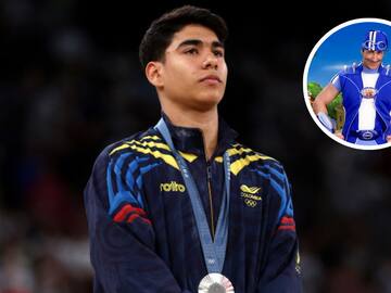 ‘Sportacus’ de 'Lazy Town' felicitó a Ángel Barajas por medalla en los Juegos Olímpicos 2024