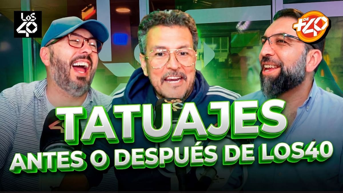 Montoya, Rafa y Tato se reúnen de nuevo en '+De40' de LOS40 Colombia ¿Cuál es el peor Tatuaje que tienen?