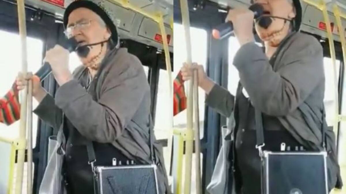 La ‘Abuela rapera’ que se tomó TransMilenio con sus canciones