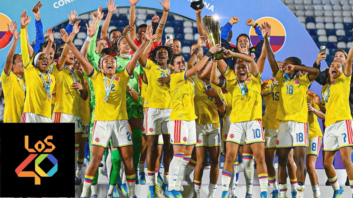 ¡LOS40 Colombia celebra a las campeonas! La Selección Colombia femenina conquistó la Liga de Naciones