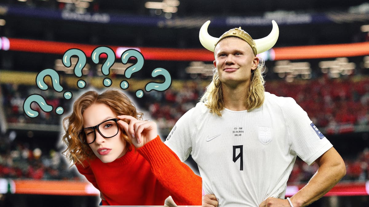 Ella es Gabrielle, la hermana de Erling Haaland que se roba las miradas por el asombroso parecido con el crack noruego
