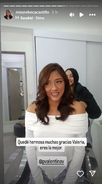 Cambio estético de Miss amazonas | Créditos: Instagram Rebeca Castillo