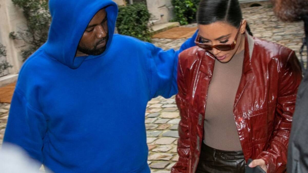 En imágenes: revelan el tenso encuentro entre Kim Kardashian y Kanye West