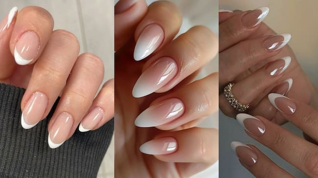 Uñas francés | Créditos: Pinterest