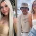 Ella es Angie Miller la presunta novia de B-King que lo acompañó en su último show en México