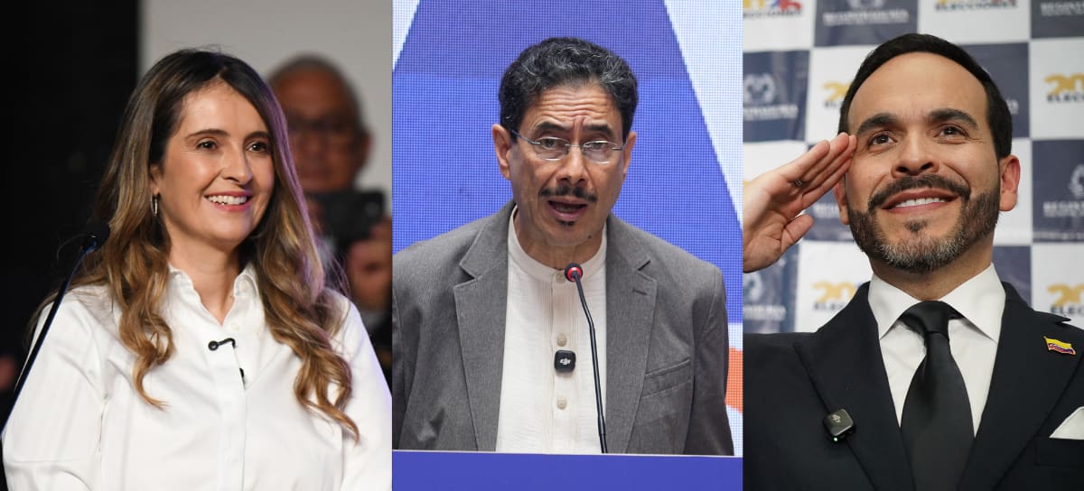Paloma Valencia, Iván Cepeda y Abelardo de la Espriella // Crédito: Getty Images.