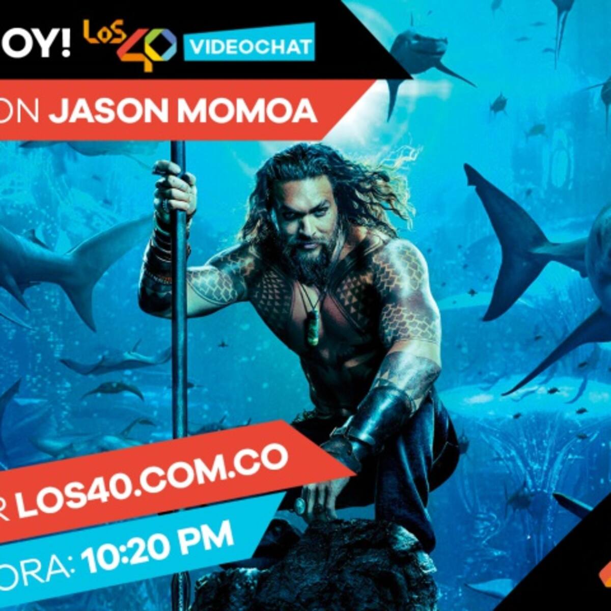Jason Momoa en VideoChat con LOS40