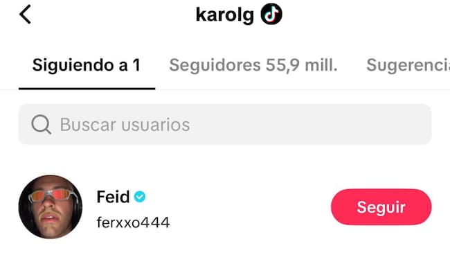 Crédiitos: Seguidos Karol G Tik Tok